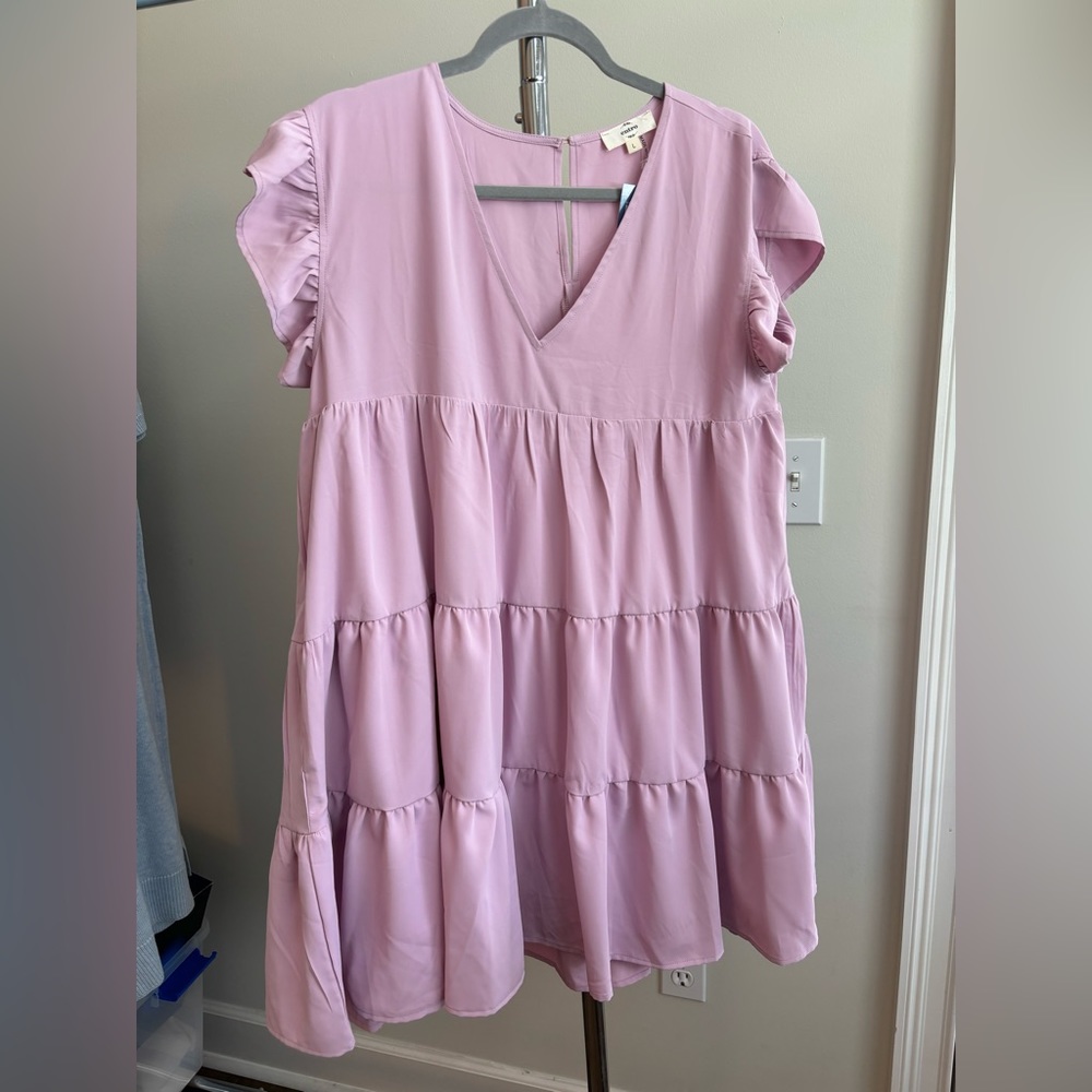 Entro Light Mauve Dress